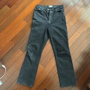AGOLDE pinch jeans size 27 in black
Straight leg